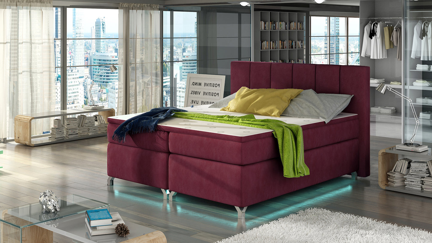 Łóżko Basilio LED