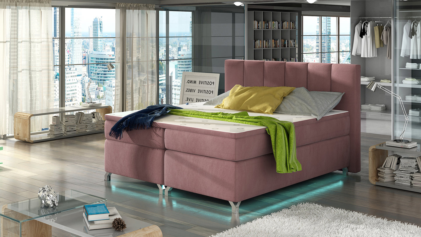 Łóżko Basilio LED