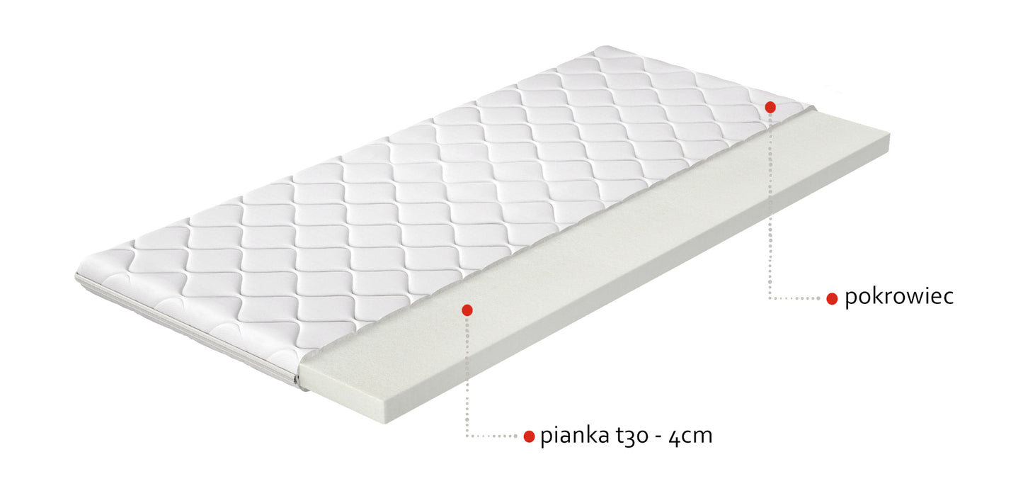 Materac nawierzchniowy piankowy T30