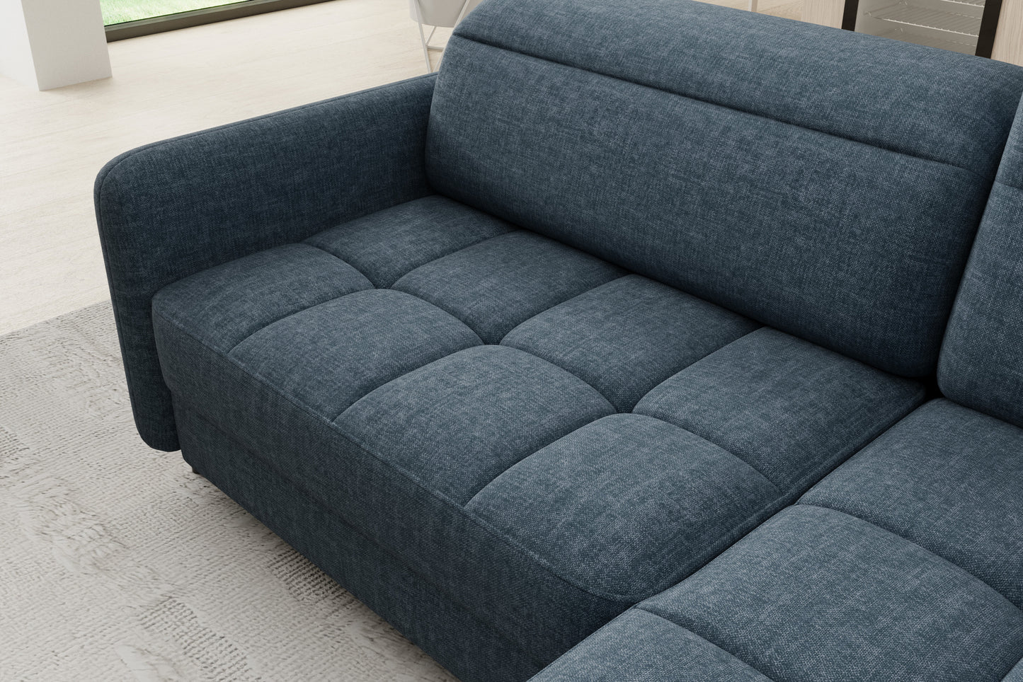 Narożnik Barea Manhattan 40 – detal siedziska i przeszyć