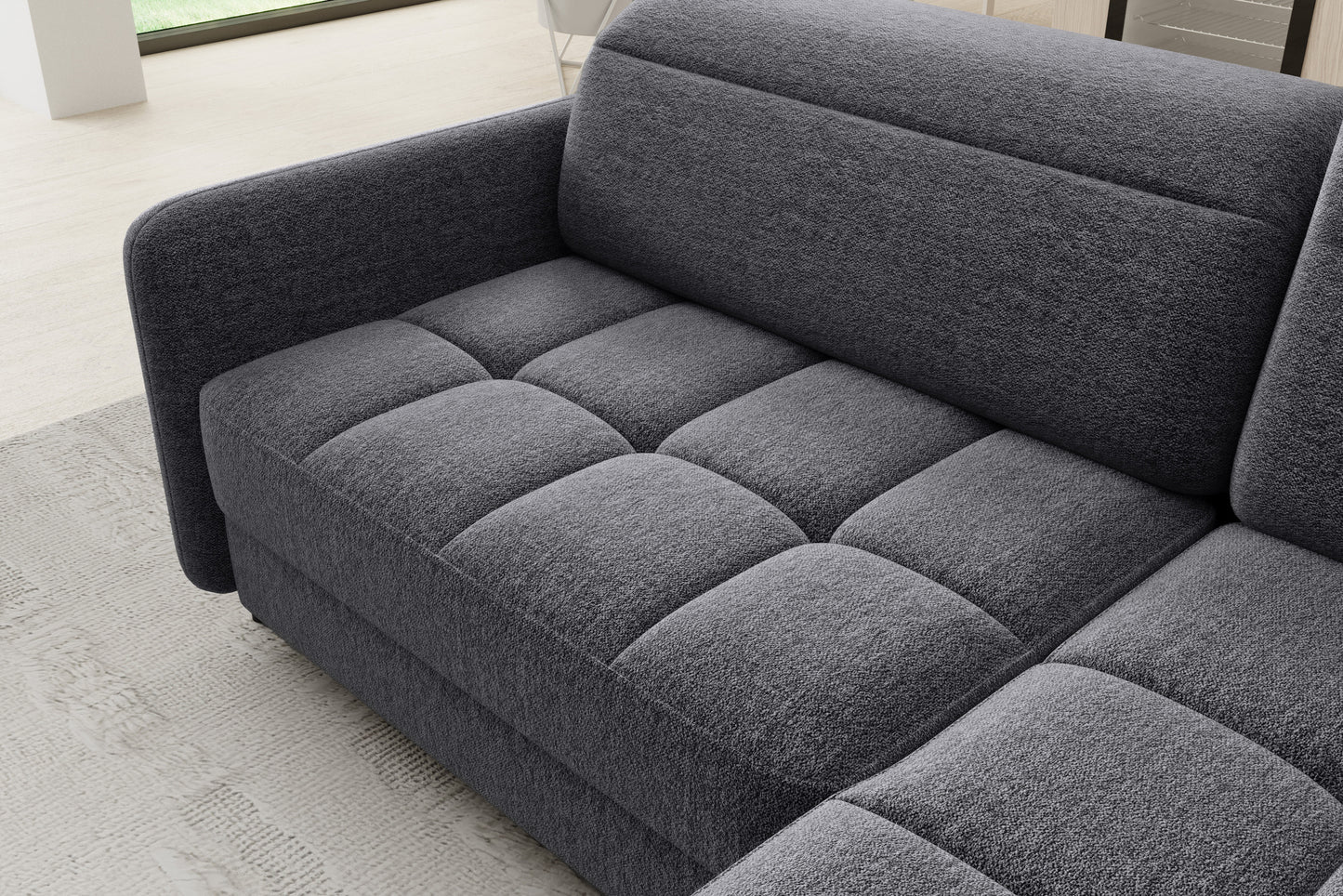 Detal siedziska i przeszyć, regulowane zagłówki – Barea prawy Aspen 05