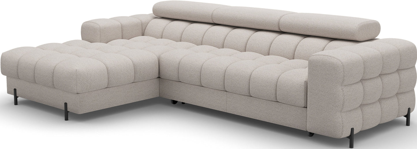 Narożnik Felro w beżowym kolorze, elegancki design, funkcjonalność i komfort. Idealny wybór do nowoczesnych i klasycznych wnętrz.