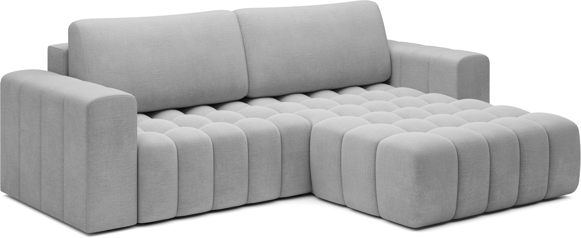 Narożnik Bonett w kształcie L z szezlongiem po prawej stronie – Monolith 84.