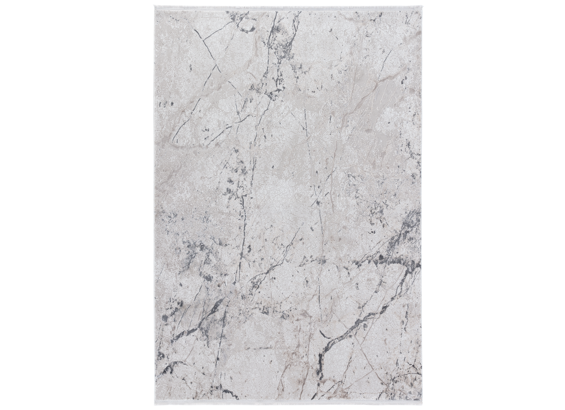 Dywan Collymore Beige 160x230 cm w odcieniach beżu i szarości z delikatnym marmurowym wzorem – widok z góry na całą powierzchnię.