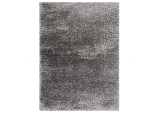 Dywan shaggy Blodwen Grey 120×180 cm, szary – widok z góry