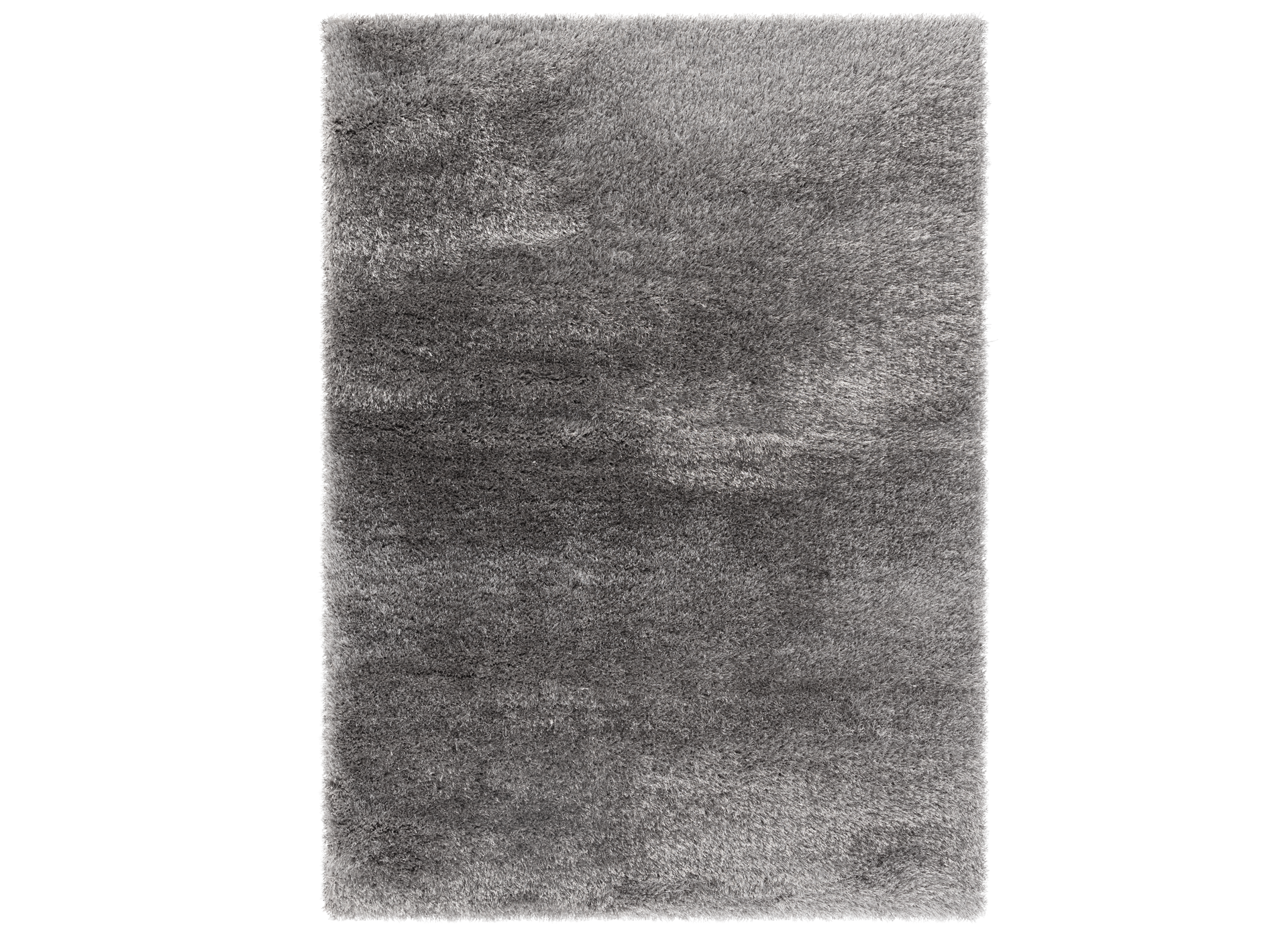 Dywan shaggy Blodwen Grey 80×150 cm, szary – widok z góry