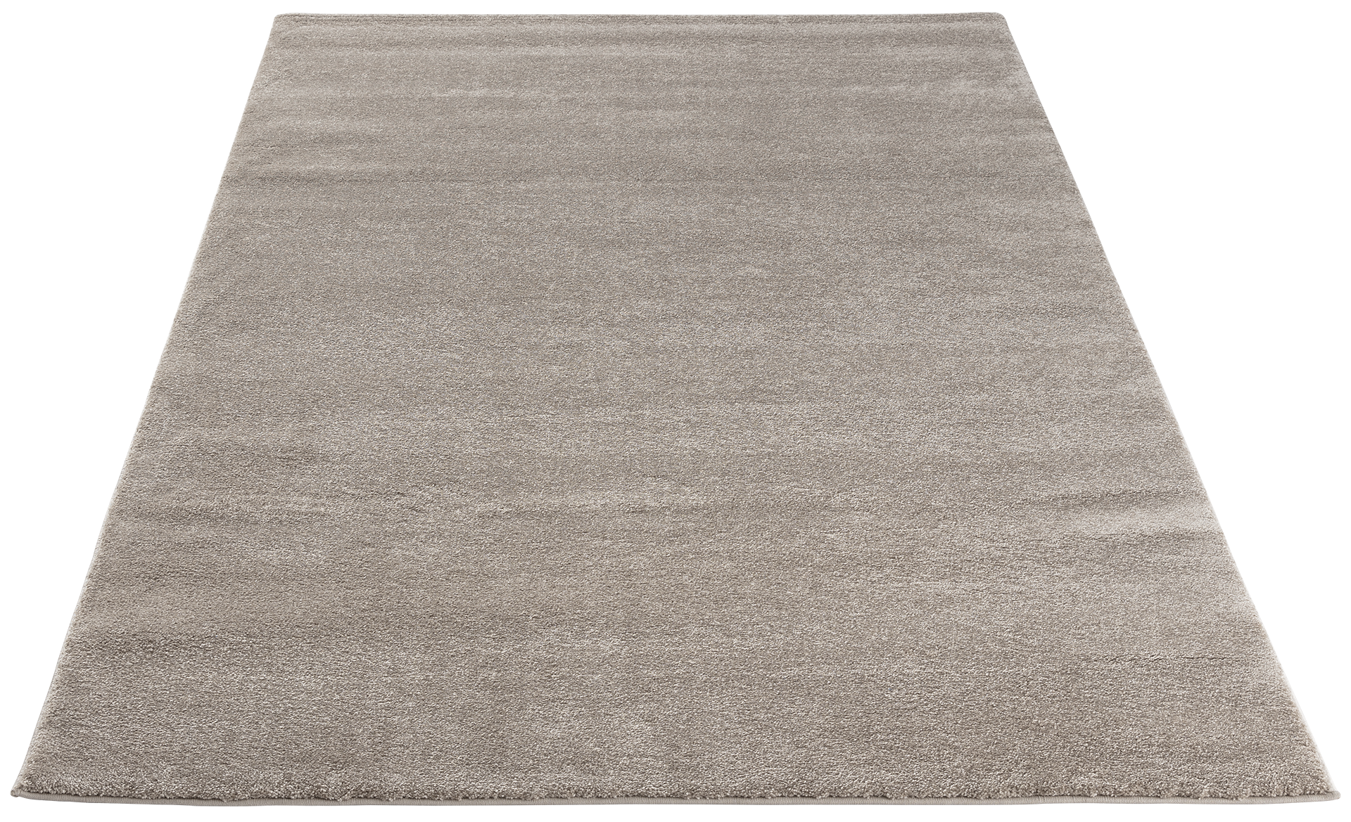 Dywan Verlice Beige 80x150 cm w perspektywie – prosty design i jednolita powierzchnia w ciepłym, neutralnym odcieniu beżu.