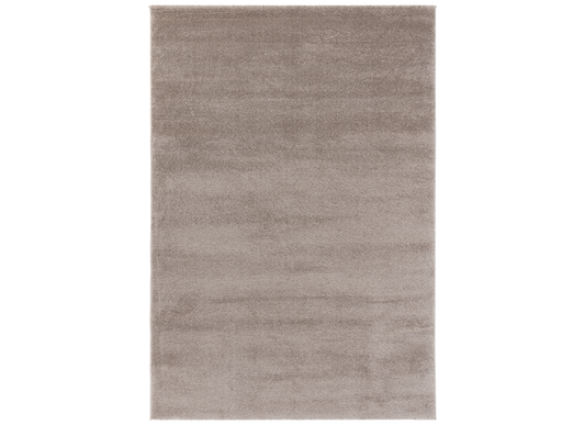 Dywan Verlice Beige 80x150 cm w jednolitym beżowym kolorze – widok z góry, pokazujący gładką i miękką powierzchnię.