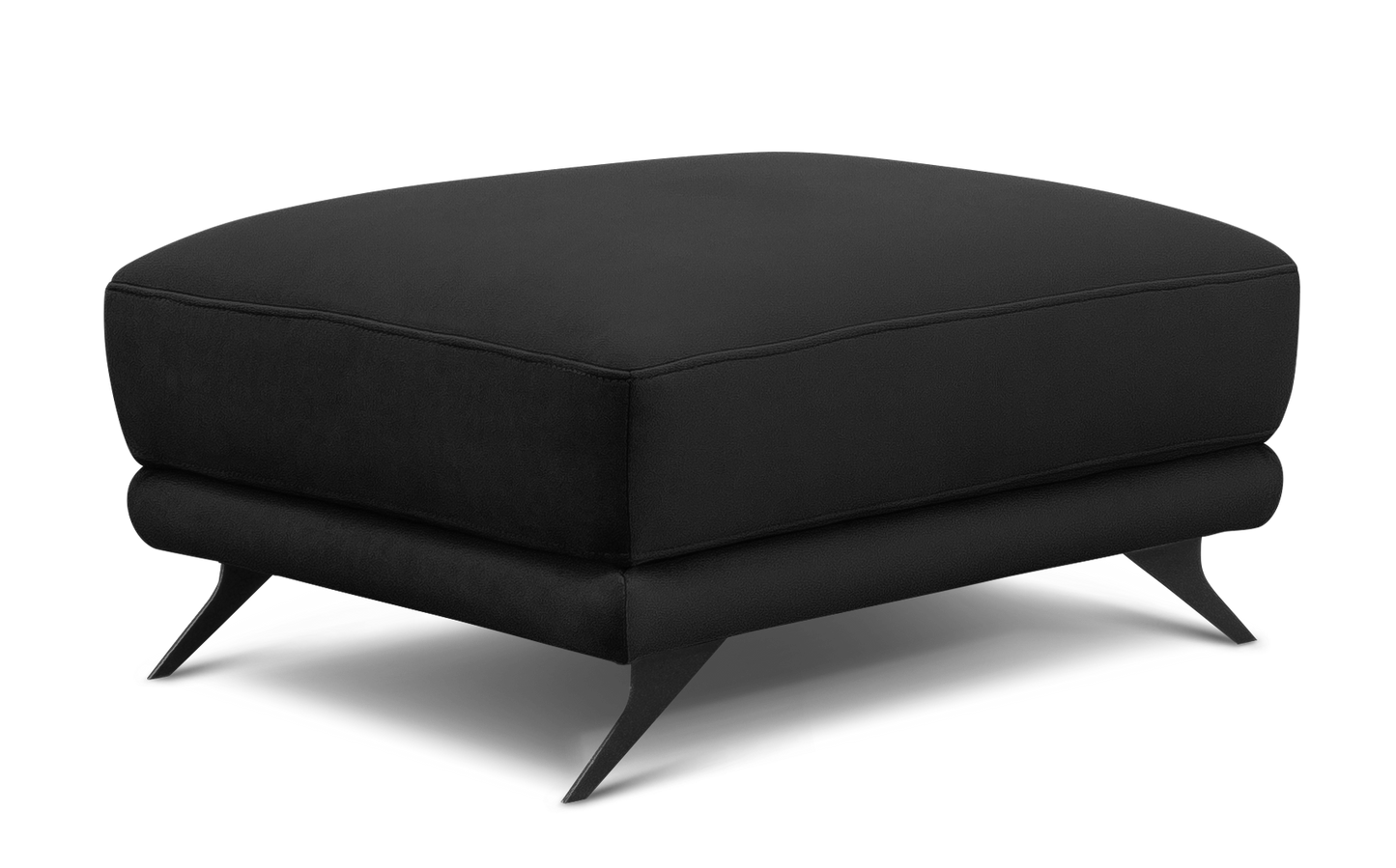 Pufa Megis Velvetmat 10 w czarnym kolorze została wykonana z eleganckiej tkaniny welurowej. Designerski wygląd podkreśla nowoczesny charakter wnętrza.