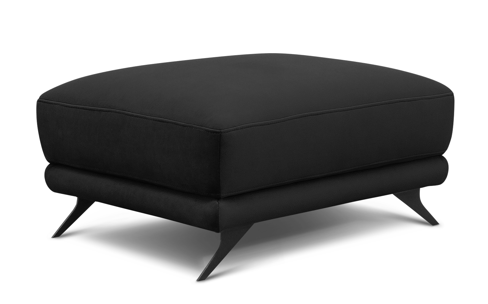 Pufa Megis Velvetmat 10 w czarnym kolorze została wykonana z eleganckiej tkaniny welurowej. Designerski wygląd podkreśla nowoczesny charakter wnętrza.