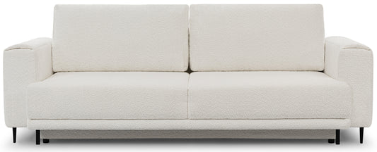 Kanapa Dalia w tkaninie Royal 01 biały, ujęcie front, białe tło