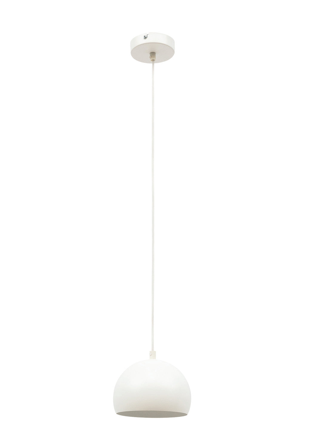 Lampa wisząca Callide biała 15×110 cm – zbliżenie (packshot)