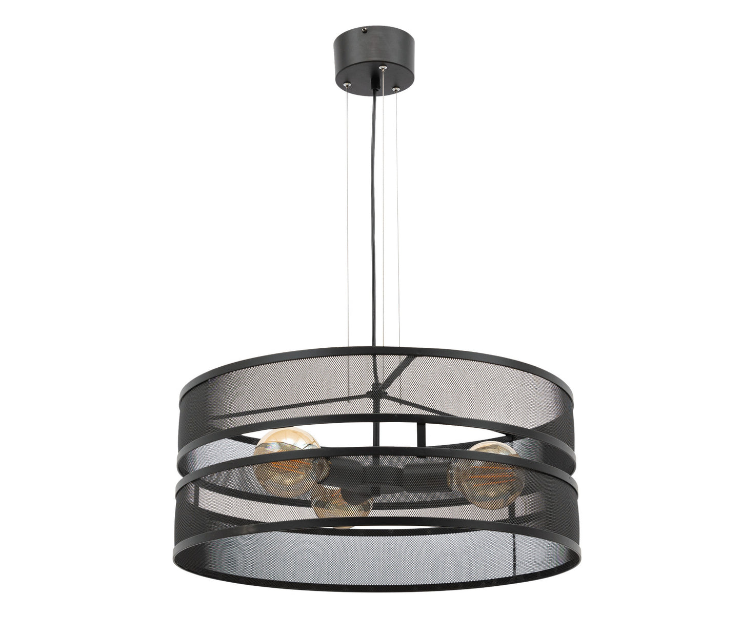 Lampa wisząca Orabela A czarna 55×120 cm – packshot na białym tle