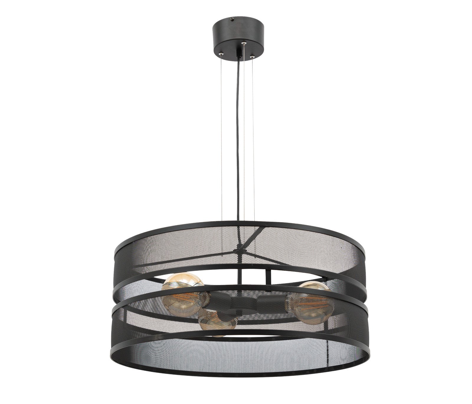Lampa wisząca Orabela A czarna 55×120 cm – packshot na białym tle