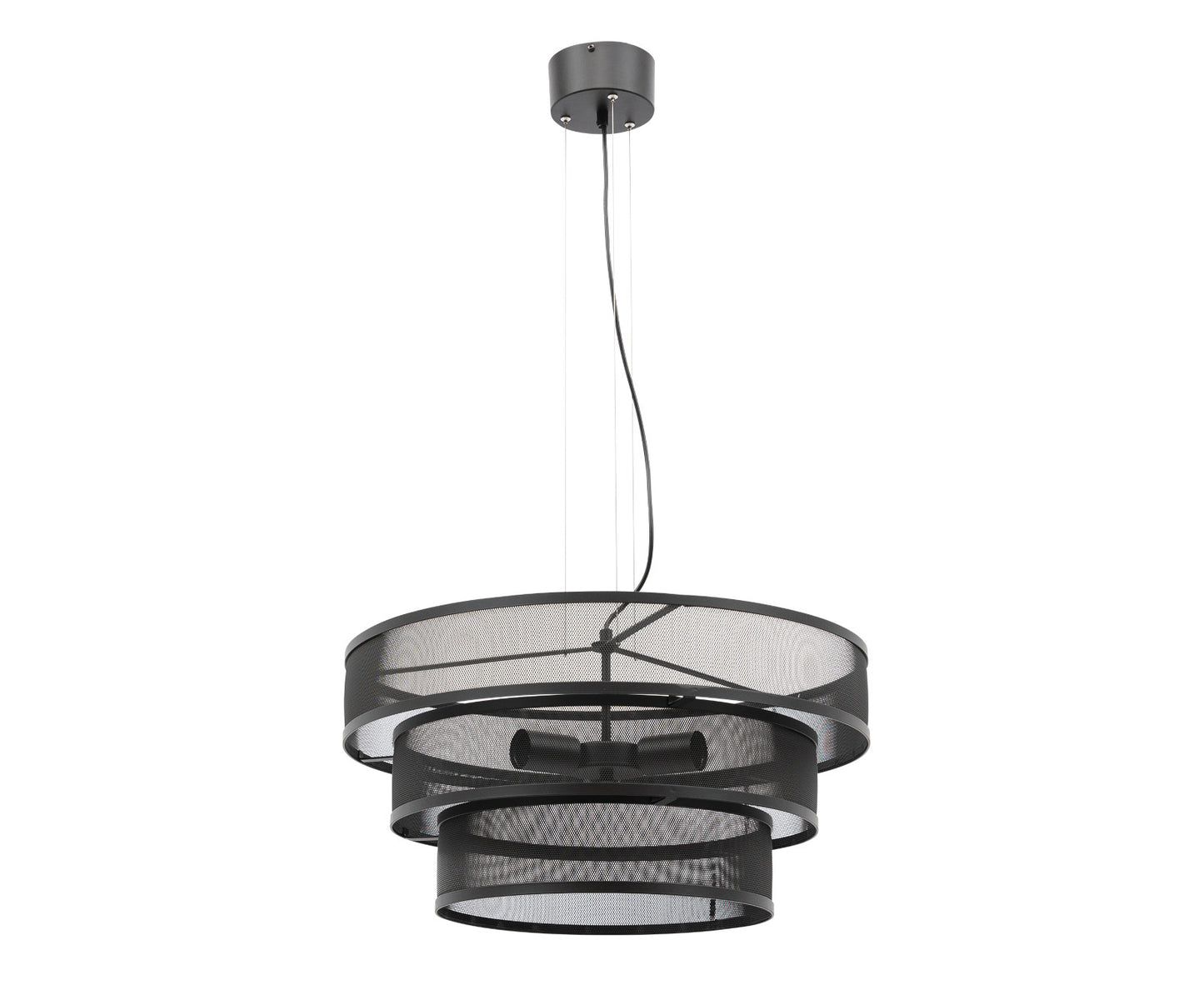 Lampa wisząca Orabela B czarna 55×130 cm – packshot na białym tle