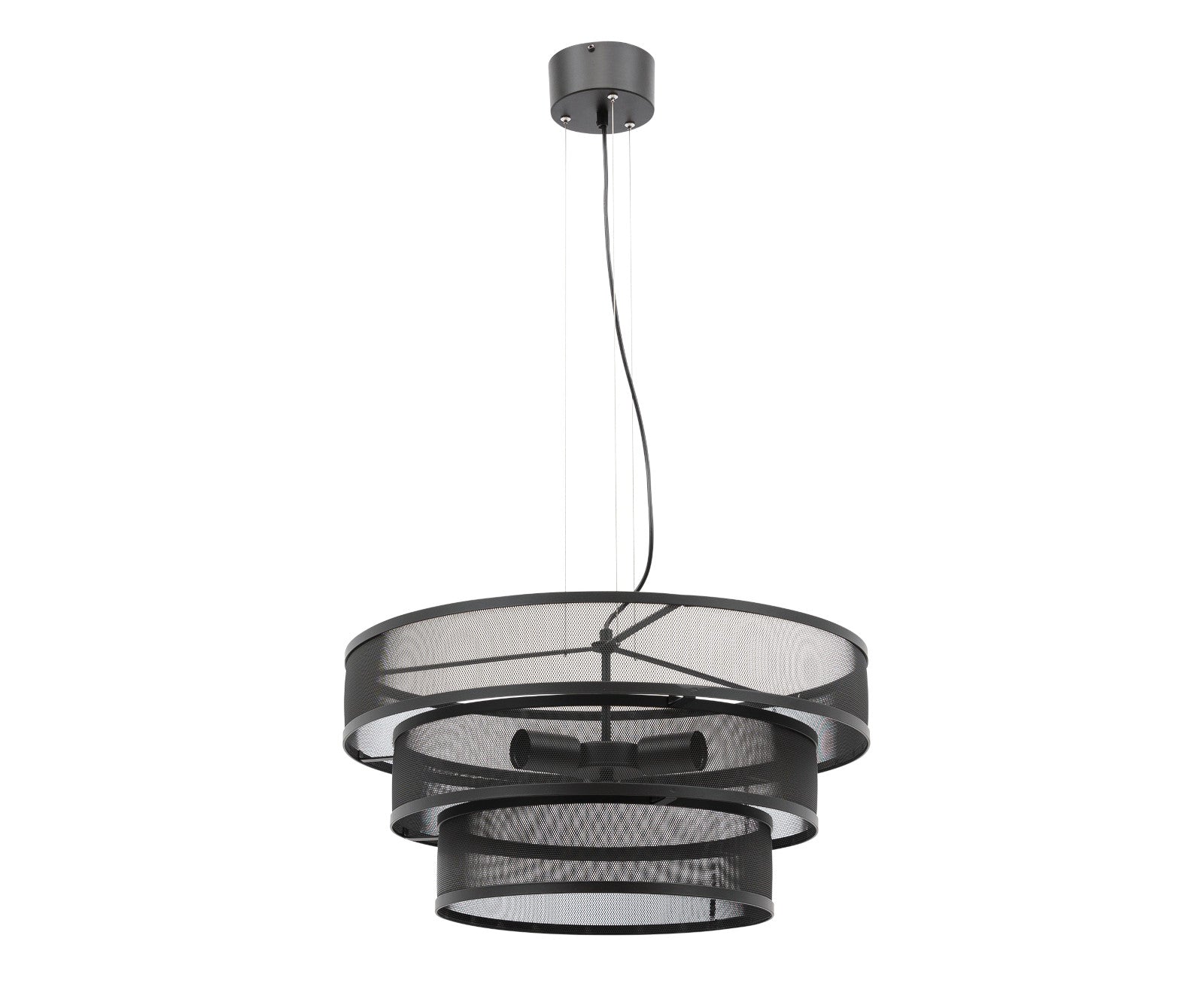Lampa wisząca Orabela B czarna 55×130 cm – packshot na białym tle