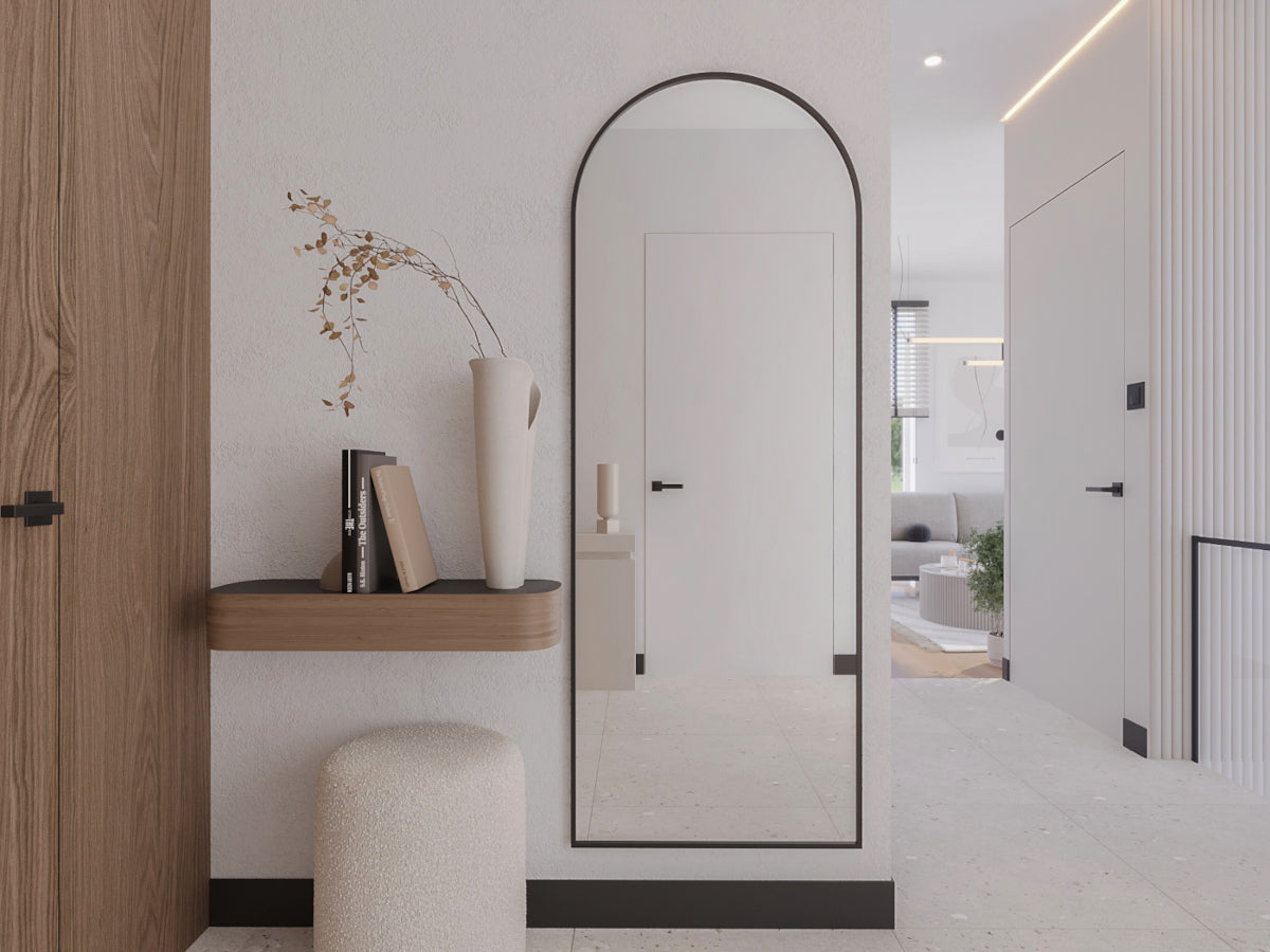 Lustro ścienne Divva 160×60 cm – aranżacja w łazience