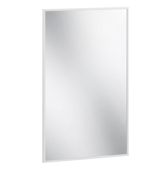 Lustro ścienne Fellan 60×70 cm w białej aluminiowej ramie – zdjęcie produktowe