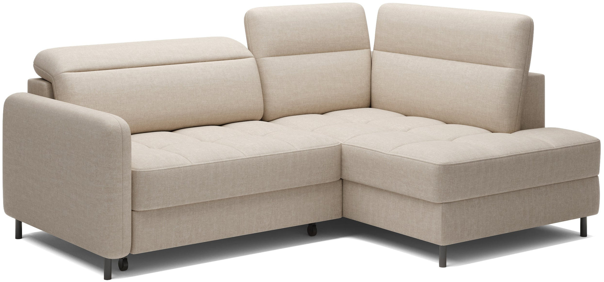 Narożnik Barea, Manhattan 18 jasnobeżowy, układ prawy, ujęcie perspektywiczne.