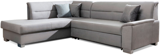 Narożnik Bergen lewostronny, Monolith 84 jasnoszary z szarymi wstawkami Monolith 85 – zdjęcie produktowe