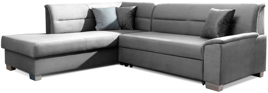 Narożnik Bergen lewostronny w tkaninie Monolith 85 szary – zdjęcie produktowe