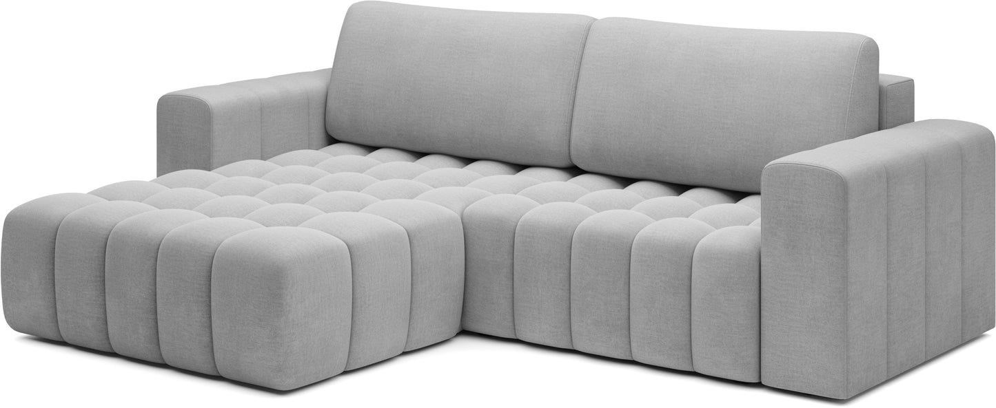 Narożnik Bonett — perspektywa pokazująca modułowy układ w kształcie L, Monolith 84