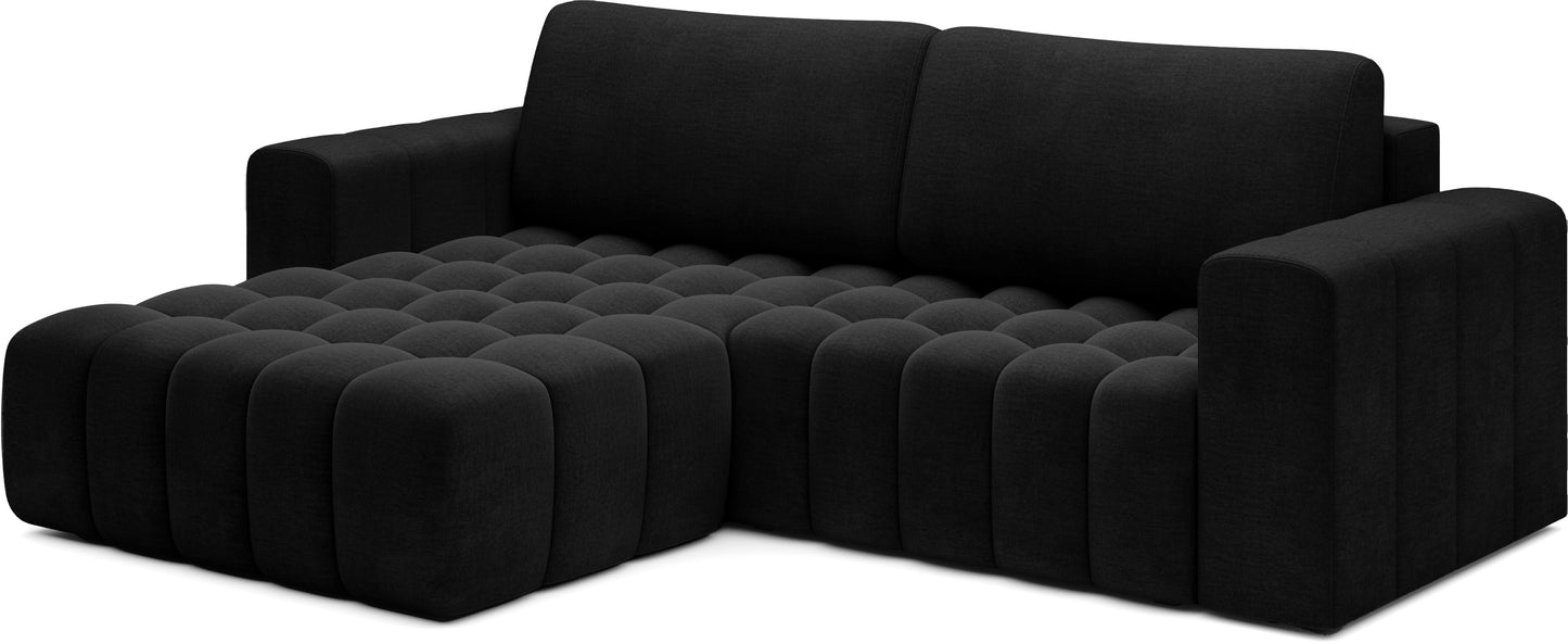 Narożnik Bonett, układ lewy — ujęcie perspektywiczne, tkanina Monolith 97.