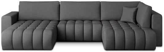 Narożnik Bonito, Flores 05 ciemnoszary – packshot na białym tle