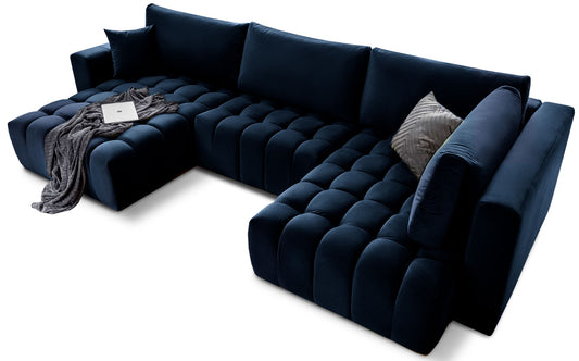 Narożnik Bonito, Loco 40 granatowy – packshot na białym tle