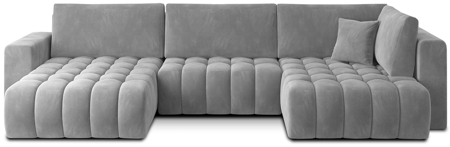 Narożnik Bonito, Sola 04 jasnoszary – packshot na białym tle