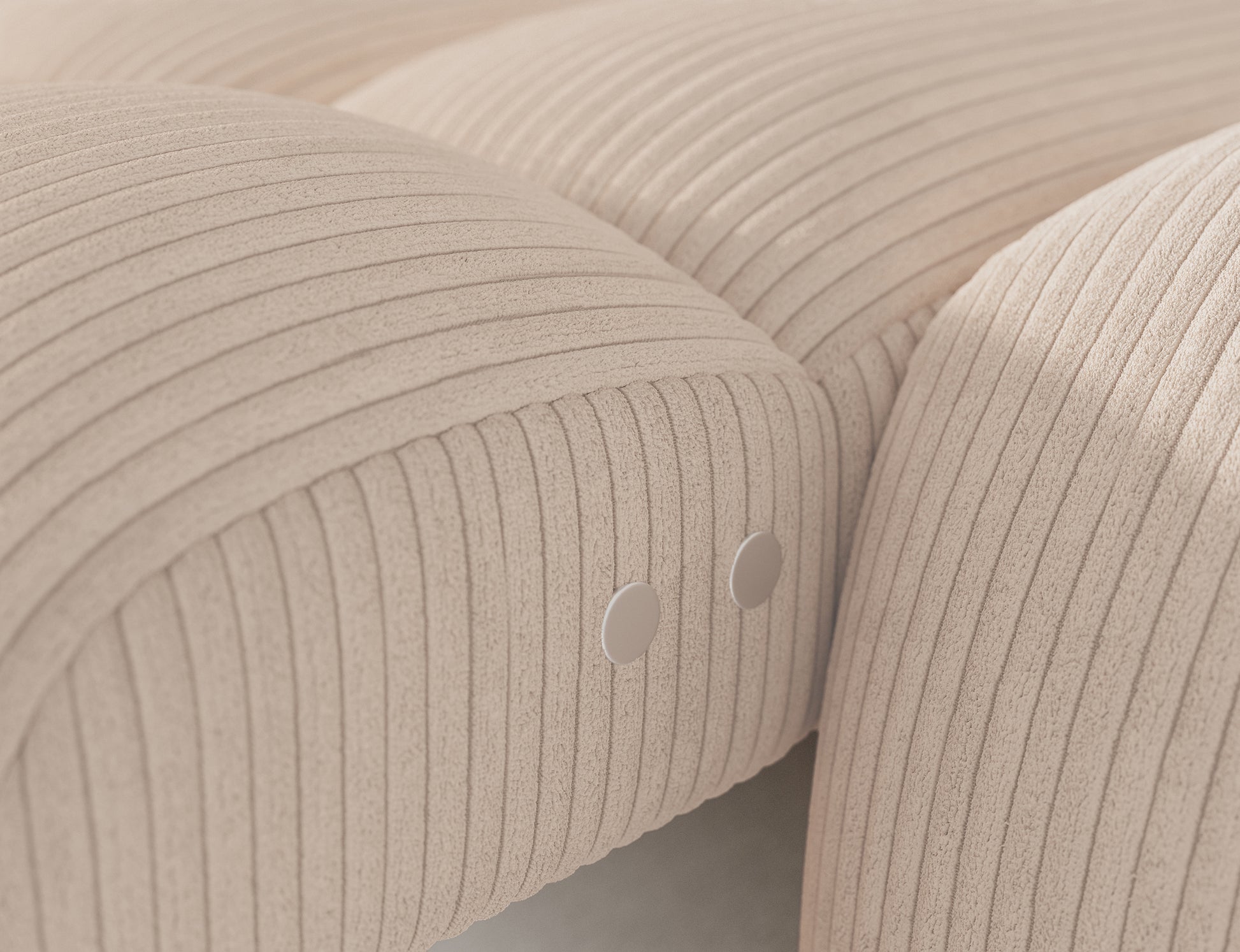 Sztruks Jarell 20 w odcieniu beżu – miękka faktura, trwałość i elegancki design. Idealny detal mebla premium.