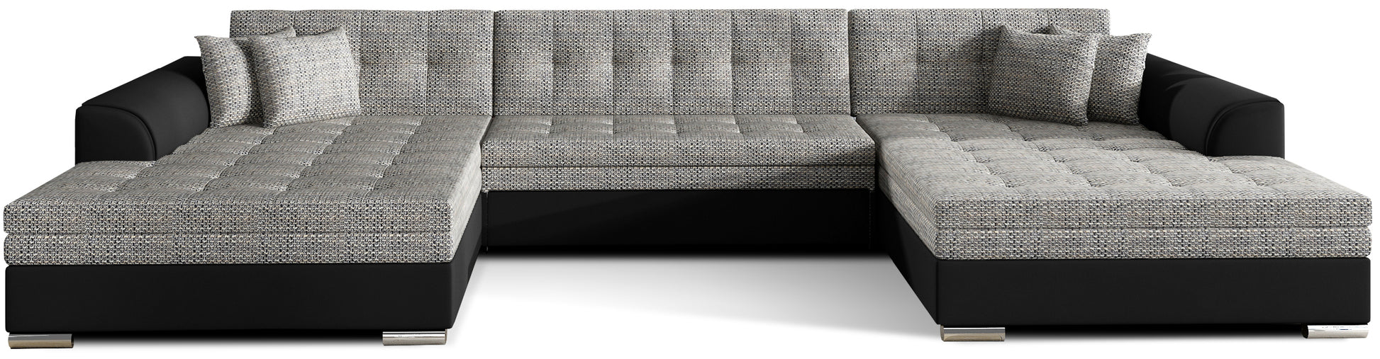 Narożnik Vento – Berlin 01 szary, Soft 11, packshot frontowy.