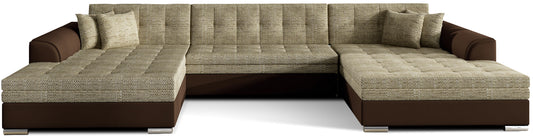 Narożnik Vento – Berlin 03 ciemnobeżowy, Soft 66, packshot frontowy.