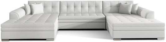 Narożnik Vento – Soft 17 biały, packshot frontowy.