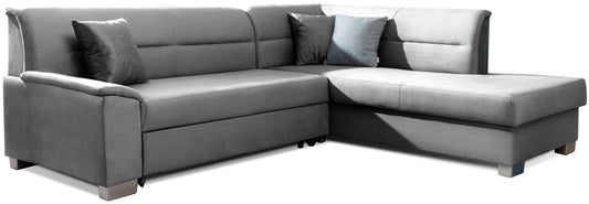 Narożnik Bergen lewostronny w tkaninie Monolith 85 szary – zdjęcie produktowe