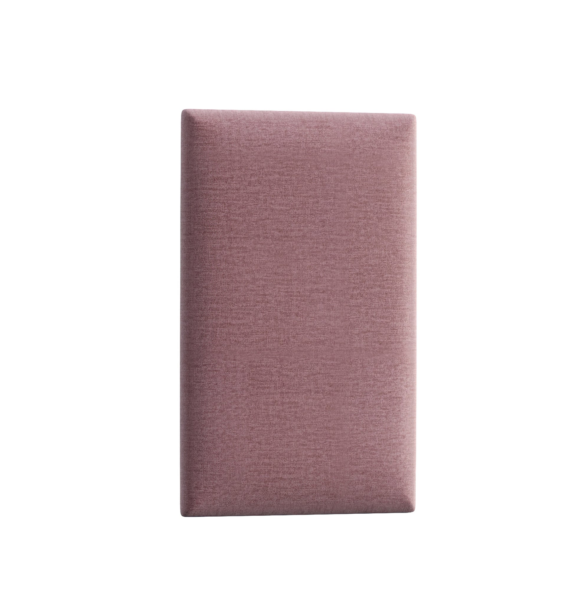 Prostokątny panel tapicerowany Quadratta III Monolith 48 w intensywnym żółtym odcieniu, przedstawiony pod lekkim kątem na białym tle, z widoczną miękką, melanżową fakturą tkaniny.