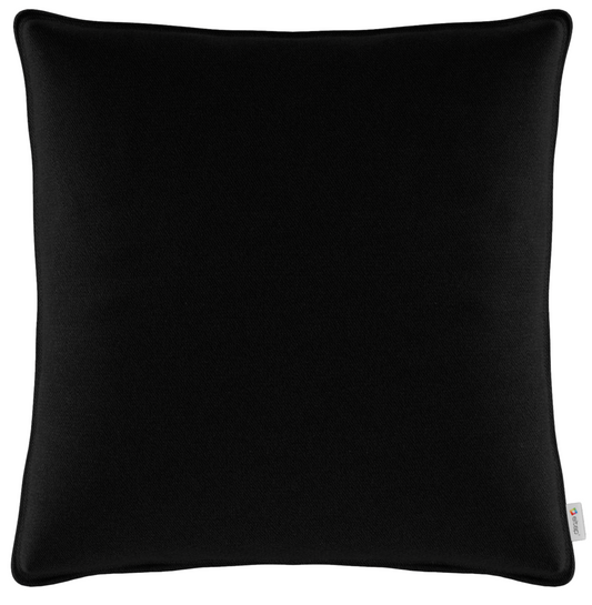 Poszewka dekoracyjna 40×40 cm Kronos 07 czarna – widok z przodu