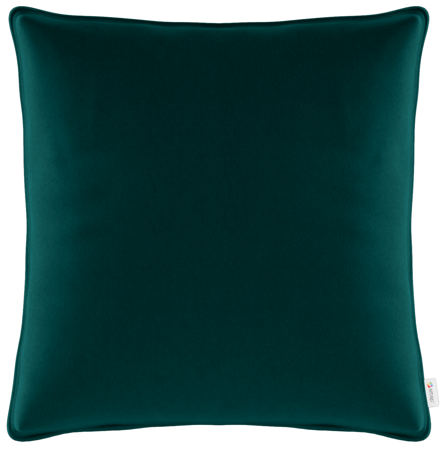 Poszewka dekoracyjna 40×40 cm Matt Velvet 75 zielona – widok z przodu