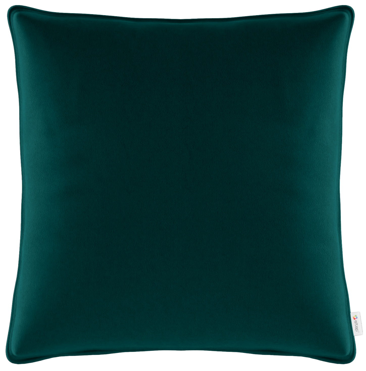 Poszewka dekoracyjna 40×40 cm Matt Velvet 75 zielona – widok z przodu