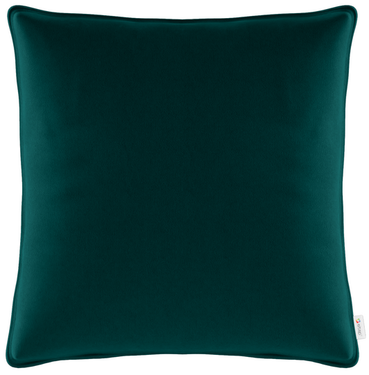 Poszewka dekoracyjna 40×40 cm Matt Velvet 75 zielona – widok z przodu
