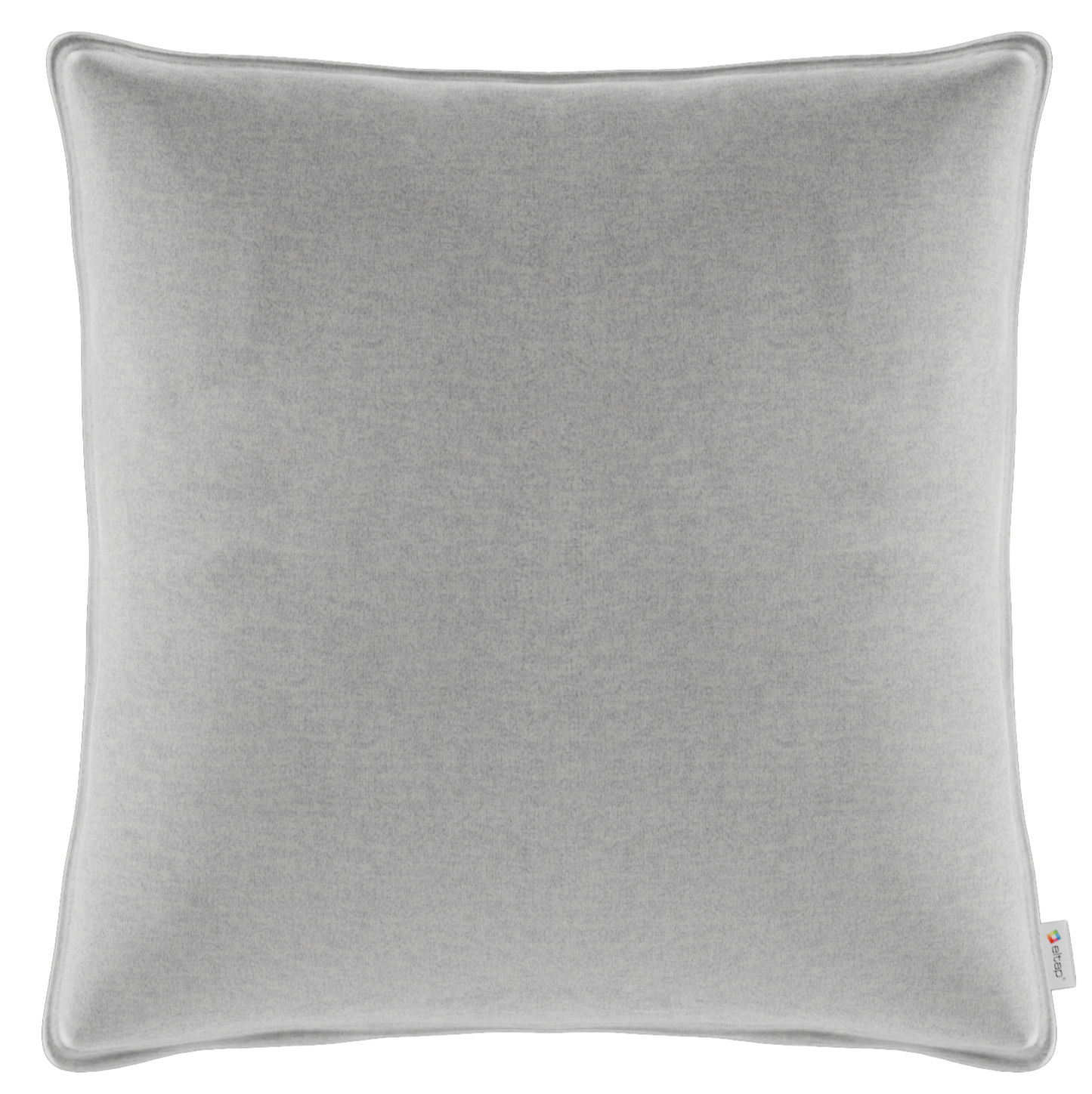 Poszewka dekoracyjna 40×40 cm Monolith 84 jasnoszara – widok z przodu