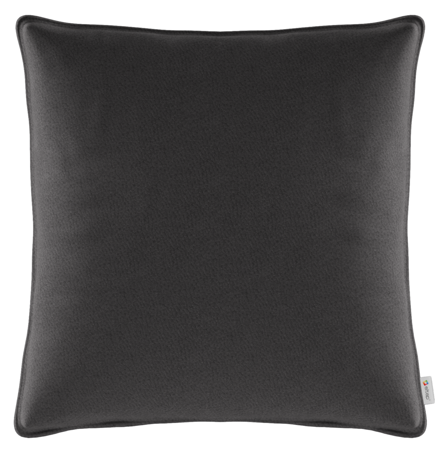 Poszewka dekoracyjna 40×40 cm Solar 96 ciemnoszara – widok z przodu