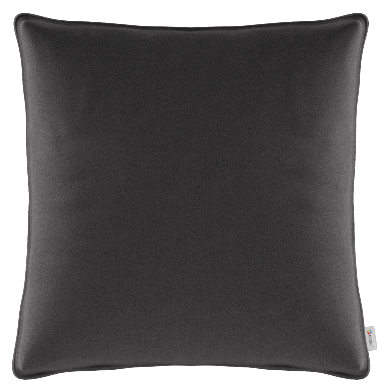 Poszewka dekoracyjna 40×40 cm Solar 96 ciemnoszara – widok z przodu