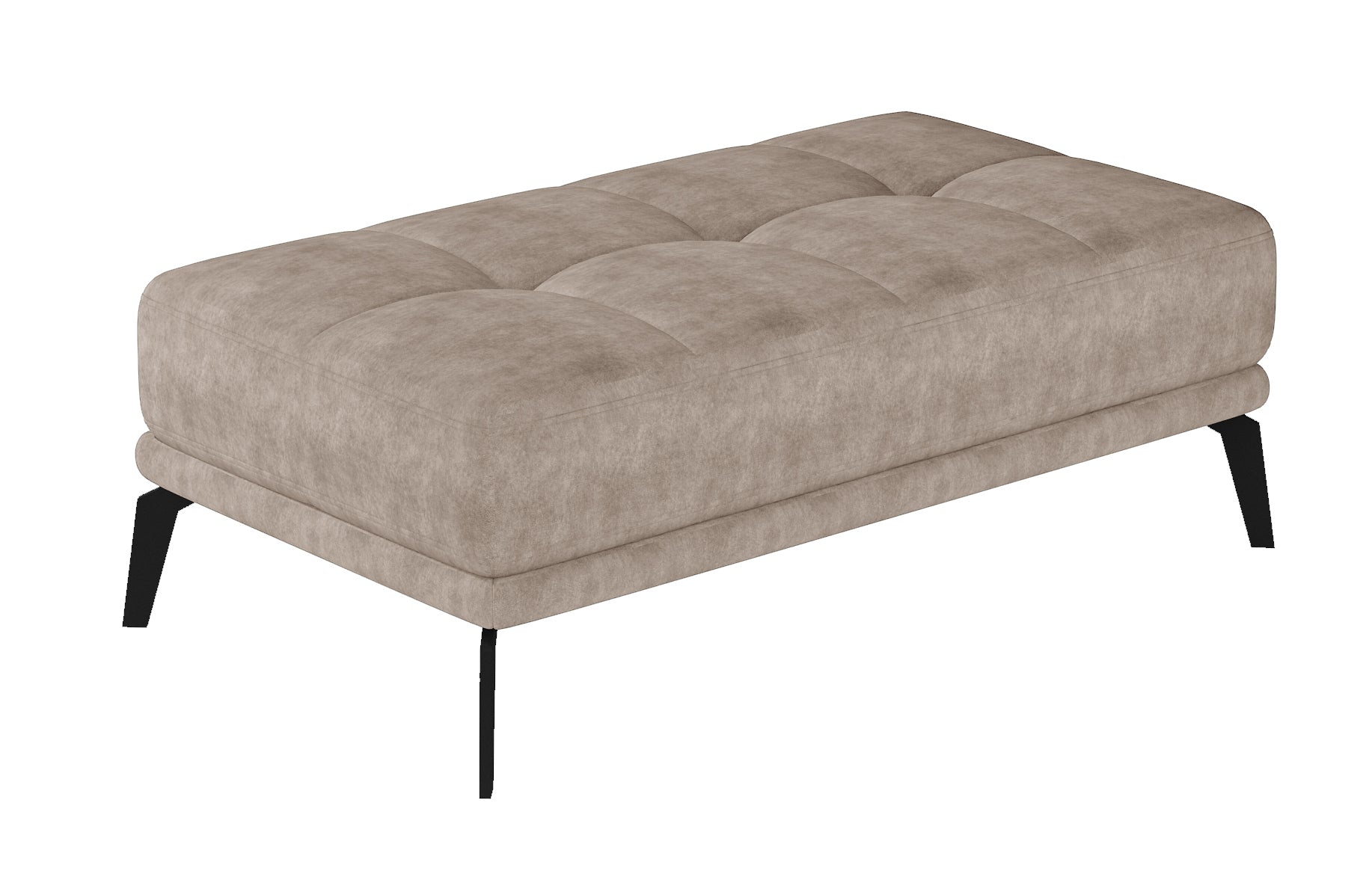Pufa Torrense Dora 21 w kolorze cappuccino została wykończona subtelnymi przeszyciami na siedzisku. Smukłe metalowe nogi nadają bryle elegancki i nowoczesny wygląd.
