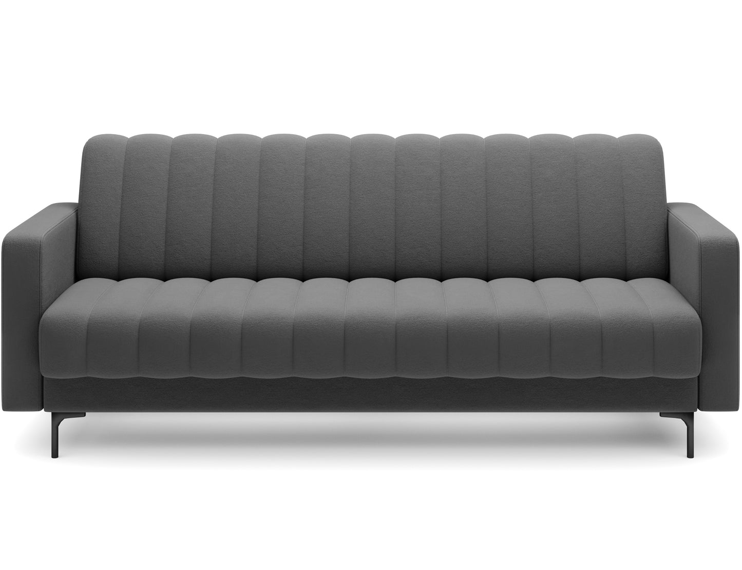 Wersalka Roneyy Sola 06 szara – rozkładana sofa z pojemnikiem, ergonomiczna forma i miękka tapicerka do codziennego wypoczynku.