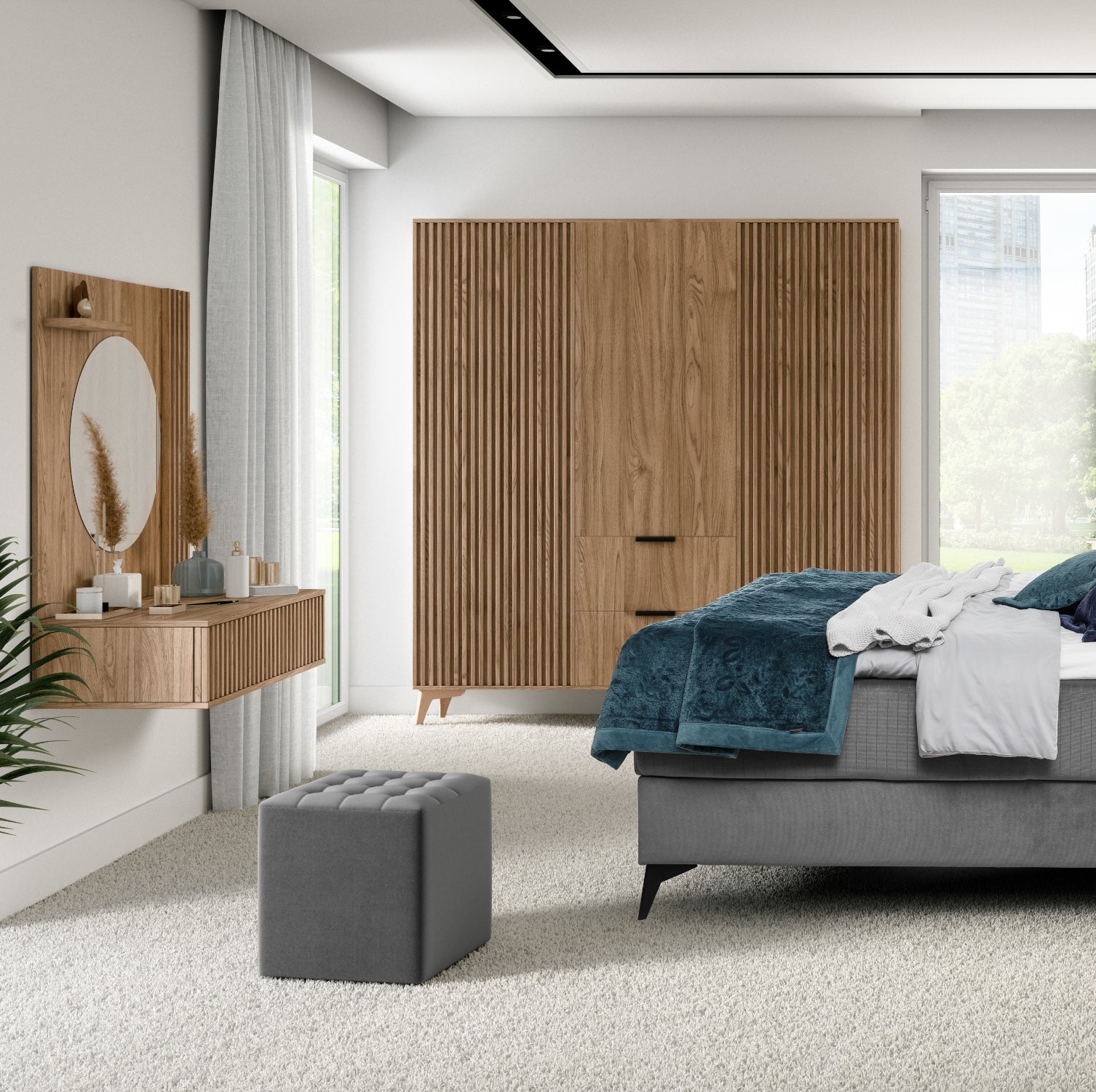 Szafa Entsian – perspektywa w salonie/przedpokoju.