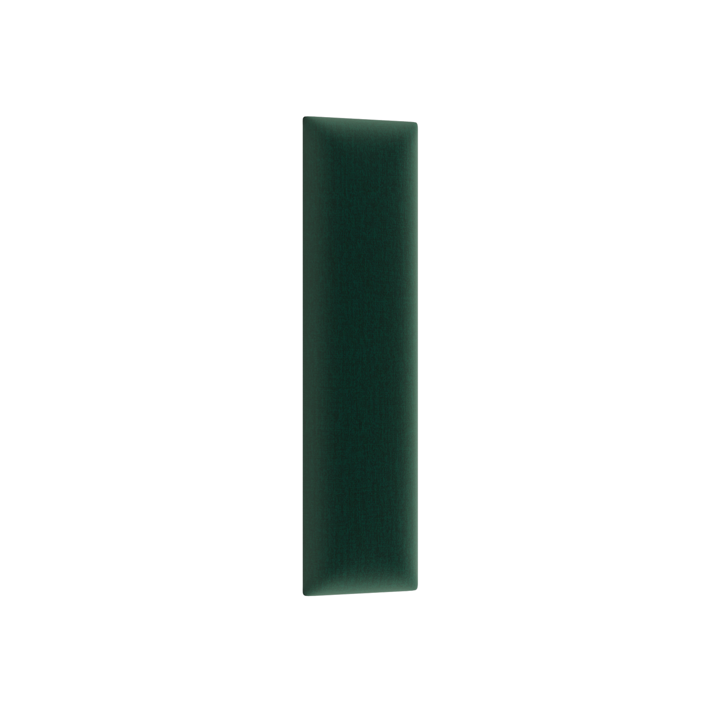 Panel tapicerowany ścienny Quadratta 60x15 cm w kolorze butelkowej zieleni (Monolith 37) – dekoracyjny panel na ścianę