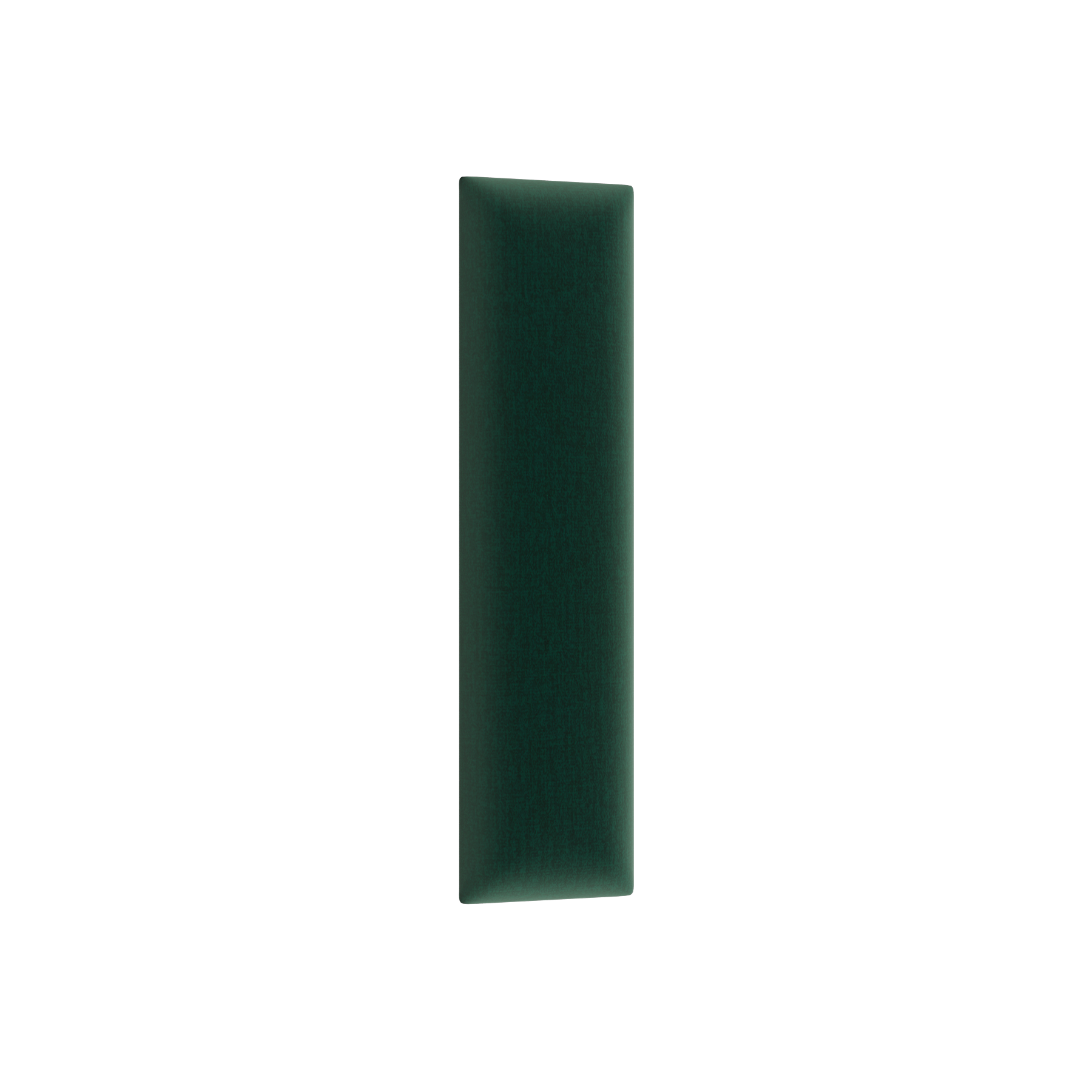 Panel tapicerowany ścienny Quadratta 60x15 cm w kolorze butelkowej zieleni (Monolith 37) – dekoracyjny panel na ścianę