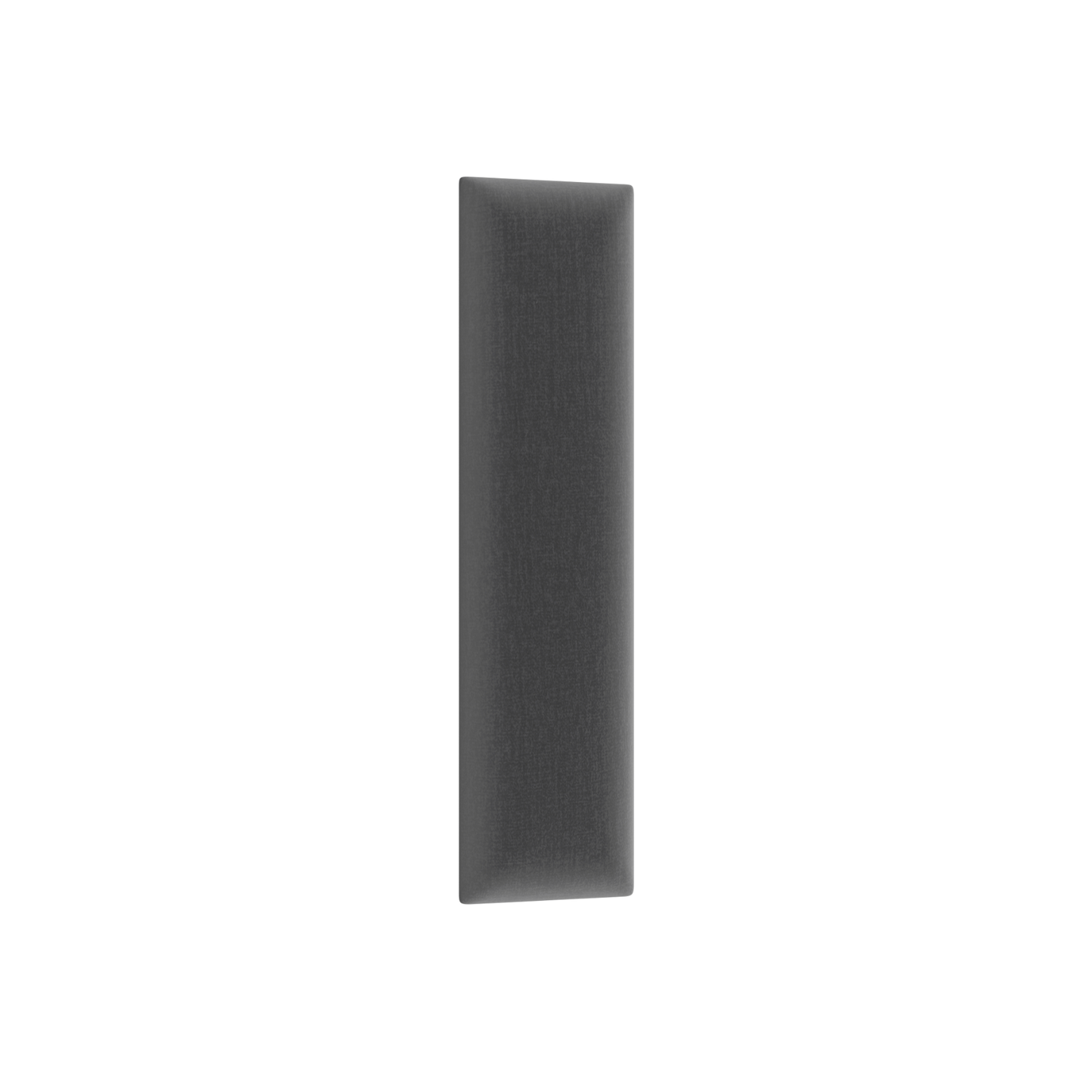 Ciemnoszary panel tapicerowany ścienny Quadratta 60x15 cm (Monolith 97) – dekoracyjny panel na ścianę